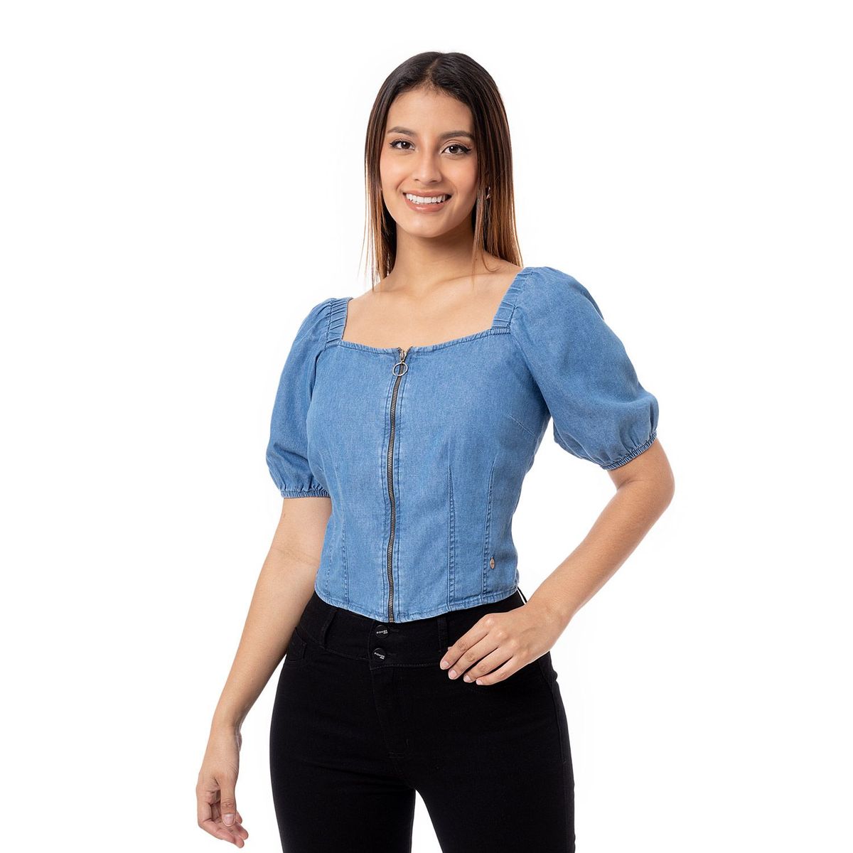 PIONIER - Blusas Moda Denim Mujer Kasen.