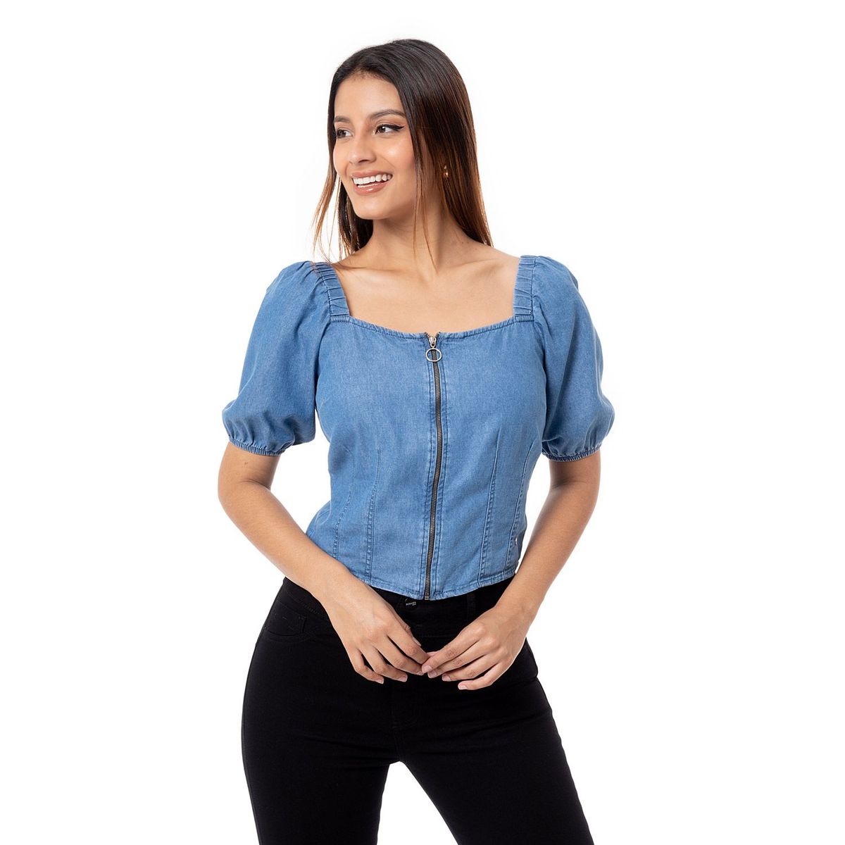 PIONIER - Blusas Moda Denim Mujer Kasen.