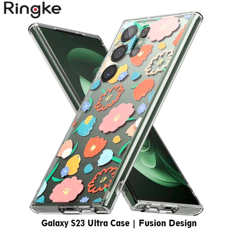 RINGKE - Case Ringke Fusion Floral - Galaxy S23 Ultra
