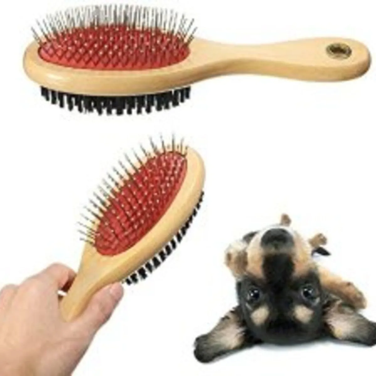 GENERICO - Peine Cepillo Doble para perros y Gatos