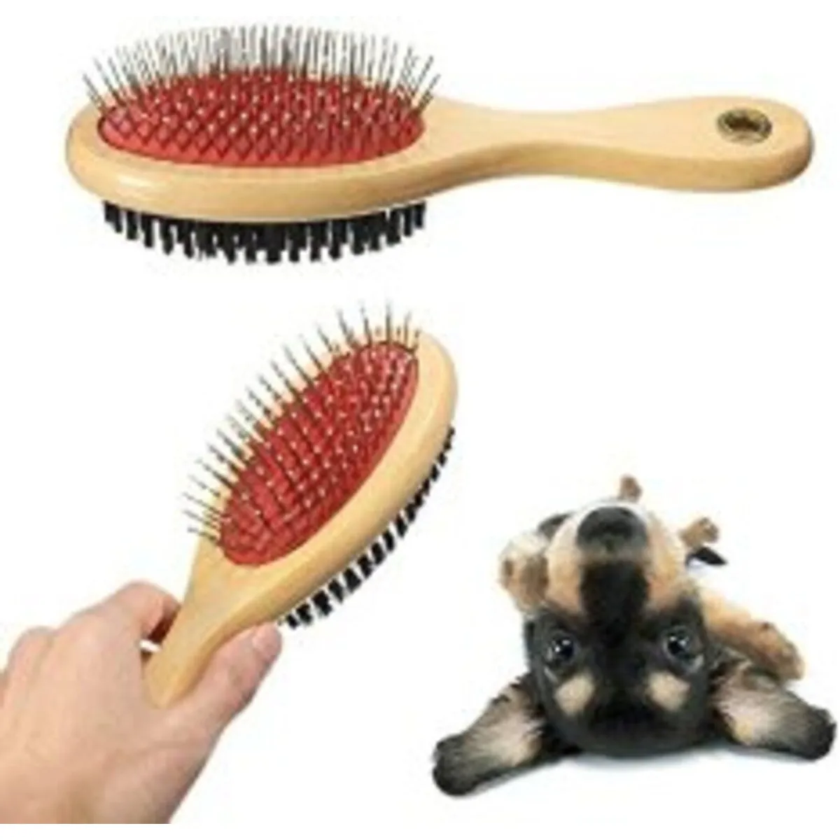 GENERICO - Peine Cepillo Doble para perros y Gatos