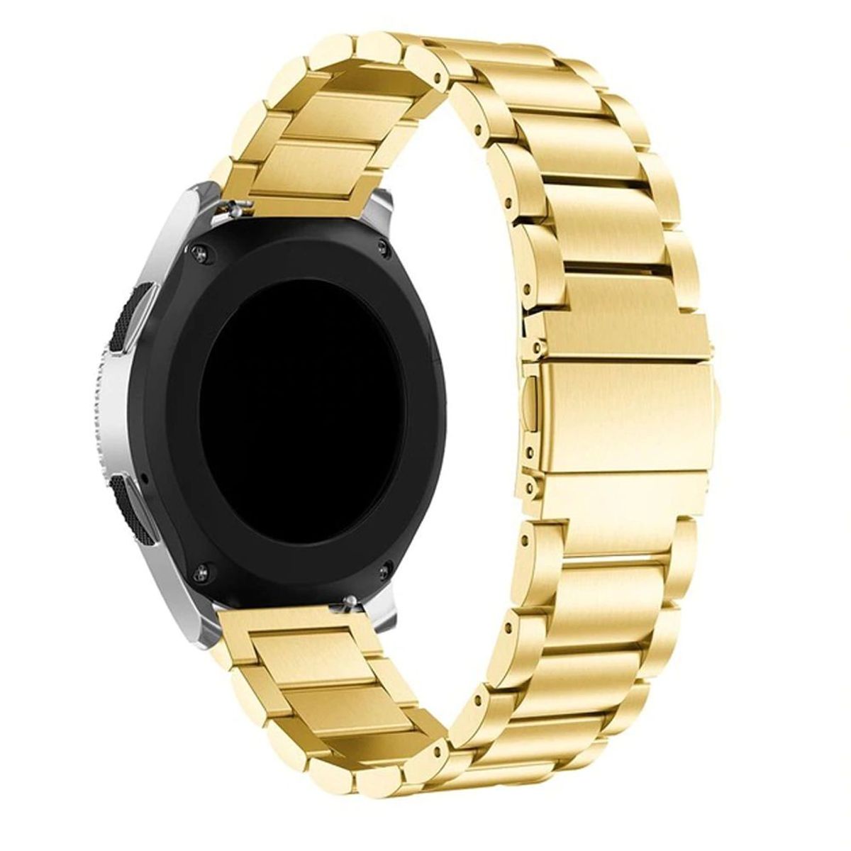 GENERICO - Correa Acero Eslabones para HUAWEI GT4 de 46mm - Oro