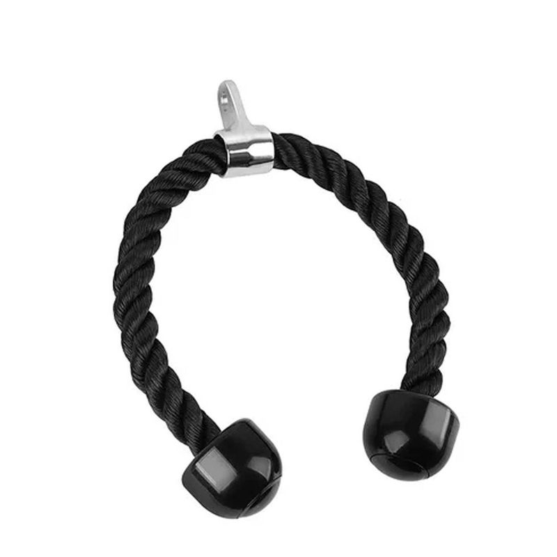 DENISASAA - Cuerda de tríceps para gimnasio fortalecedor de agarre-Negro