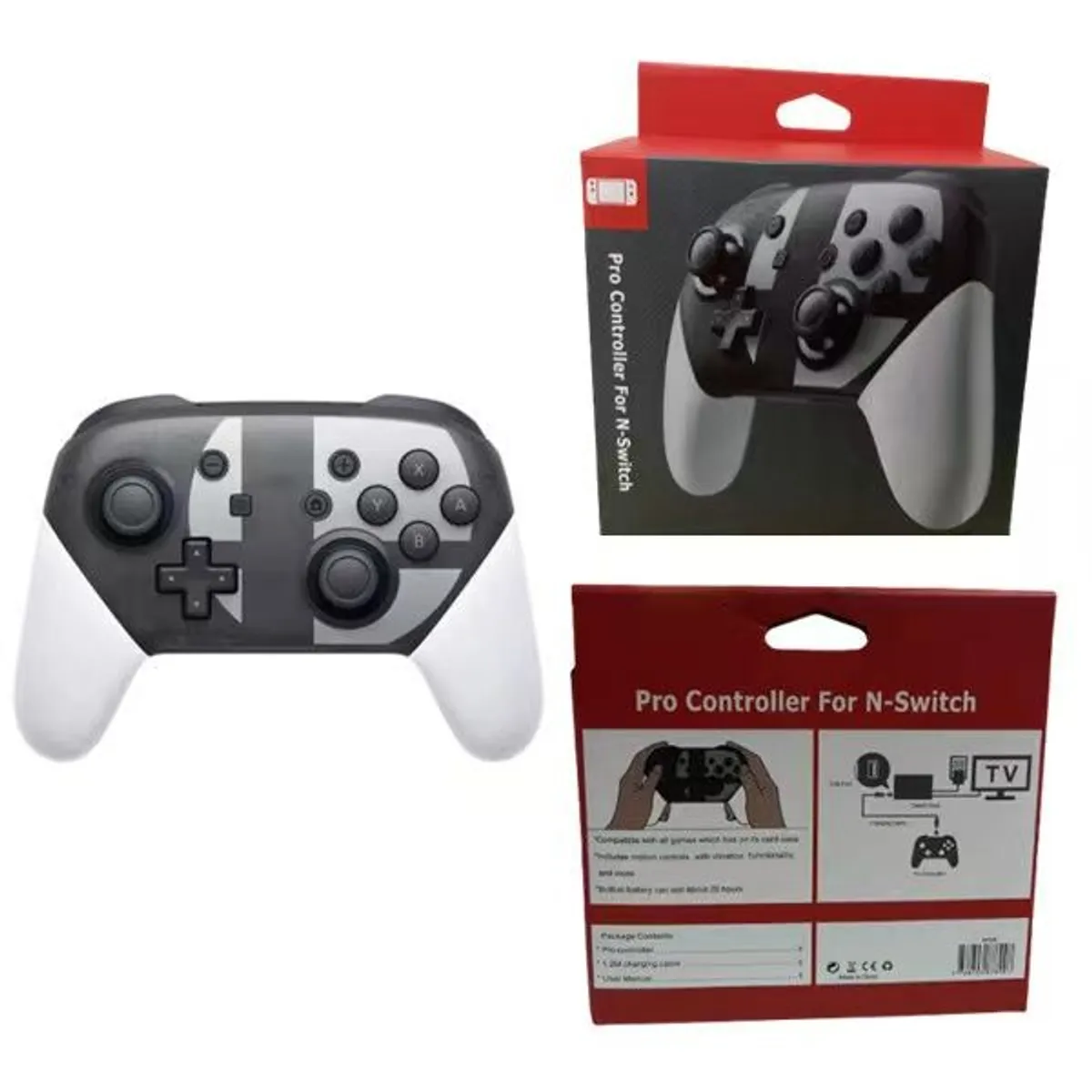 GENERICO - Control para nintendo switch pro bluetooth joystick Smash Bros
