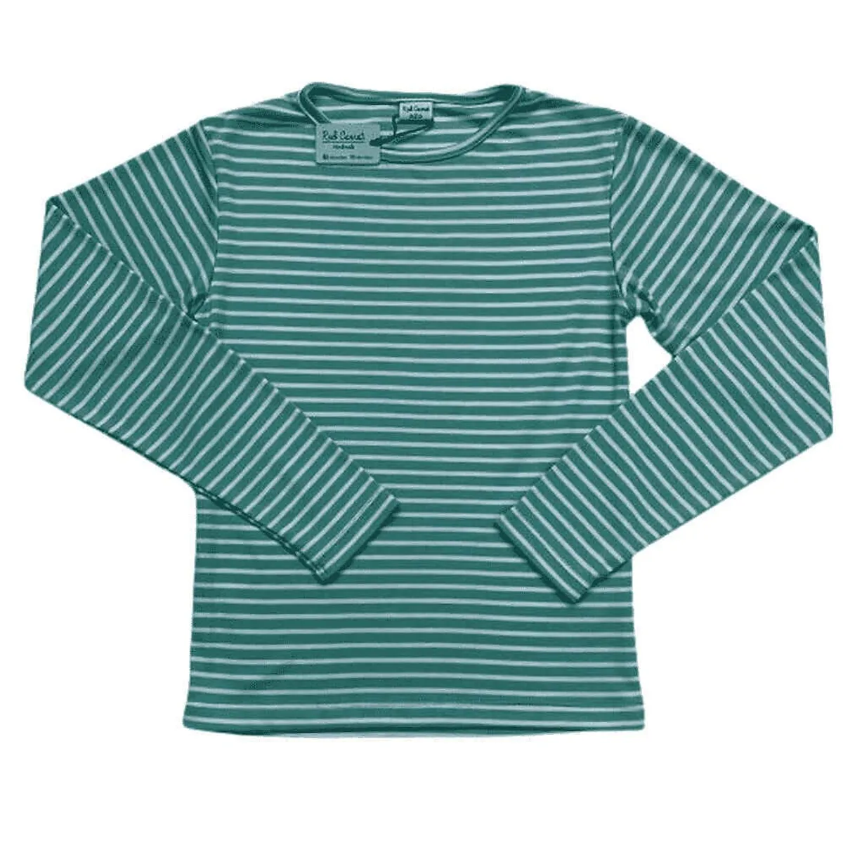 RED CARROT - Polo de algodon pima verde agua rayado