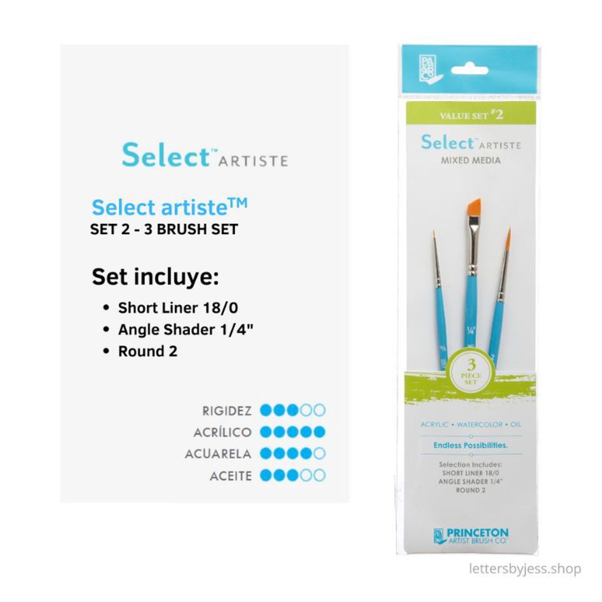 GENERICO - Princeton - SET 2 SELECT - 3 PIEZAS