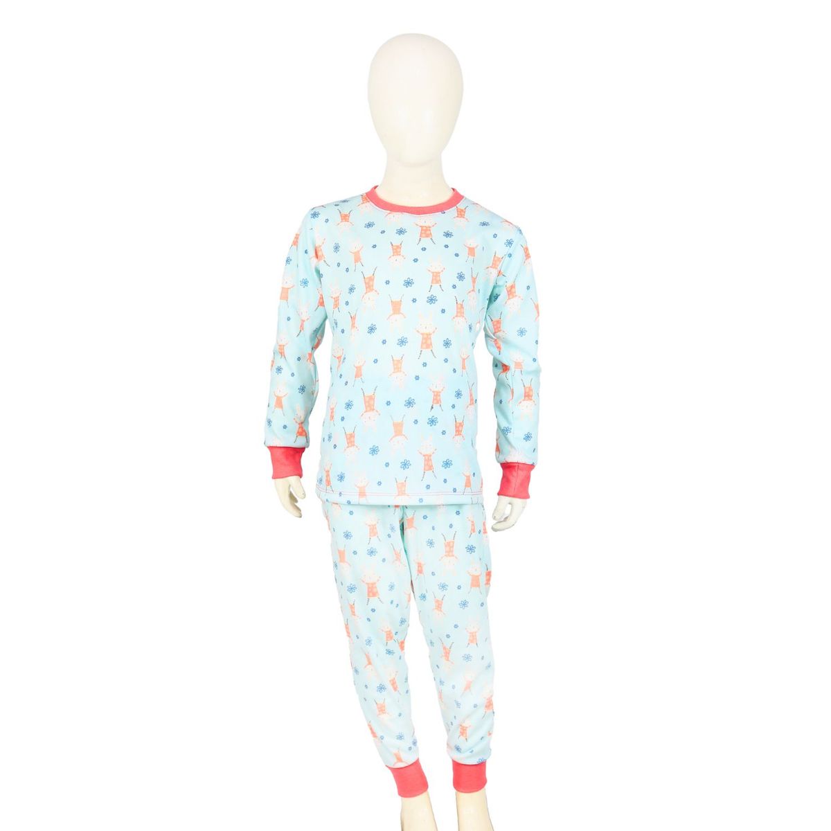 GENERICO - Pijama Niña Algodón Cobertura Conejitos Inga Pijamas