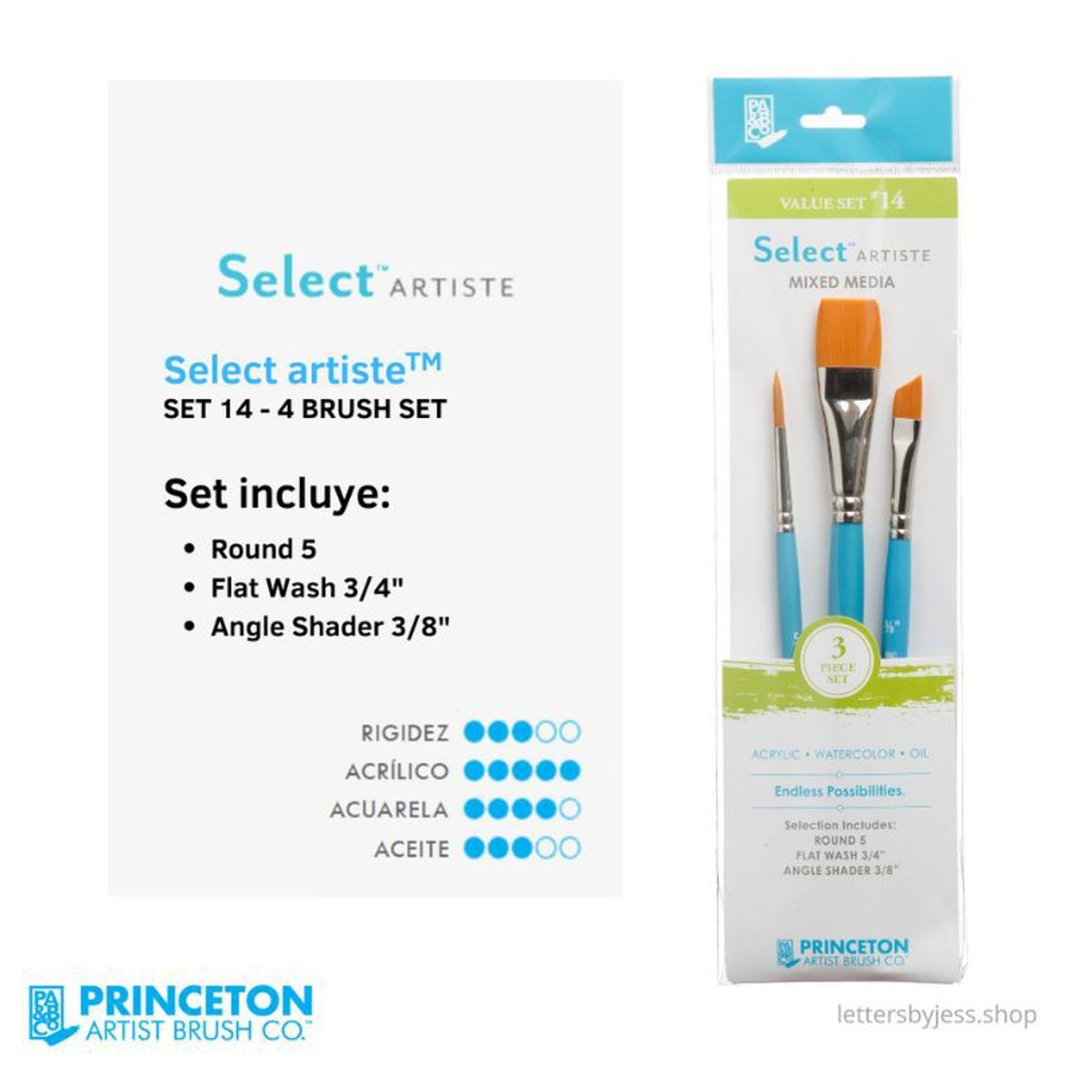 GENERICO - Princeton - SET 21 SELECT - 6 PIEZAS