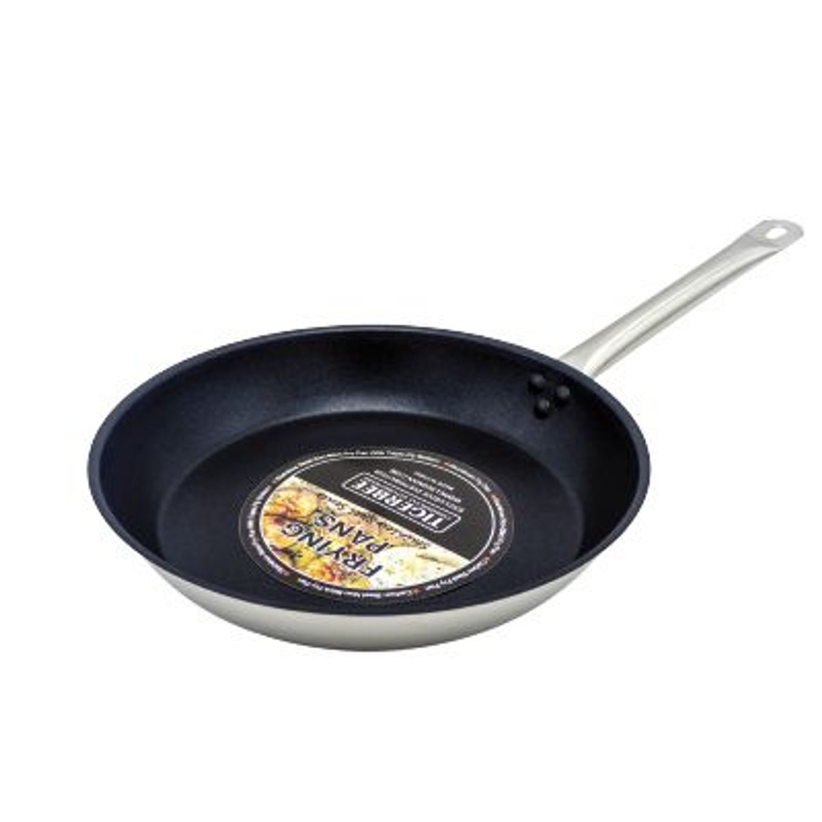 TIGERBEE - Sartén de Acero Inox Antiadherente de 26cm