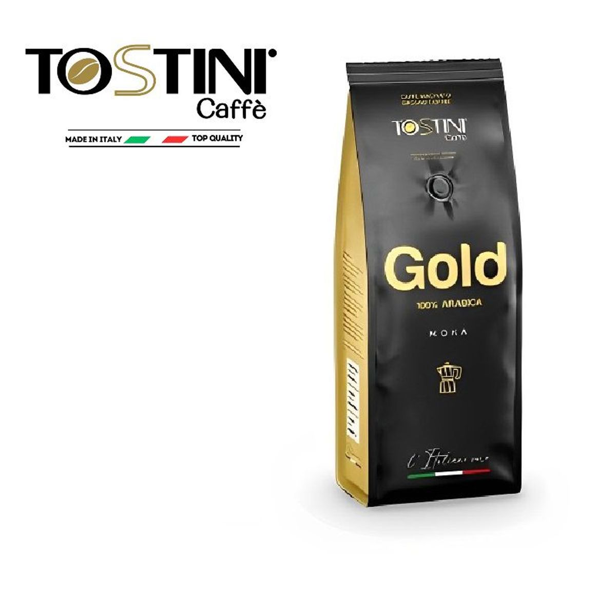 TOSTINI CAFFE - Café Italiano molido GOLD x 250gr Dulce y aromatico TOSTINI