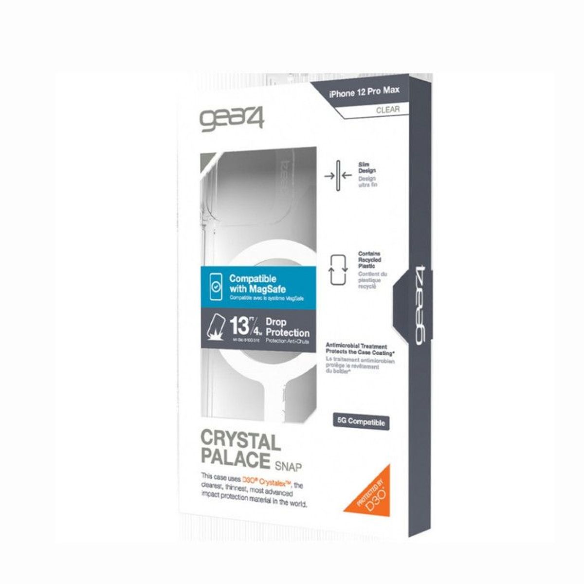 GEAR4 - Case Gear4 Crystal Palace con Magsafe Para Iphone 15 Pro
