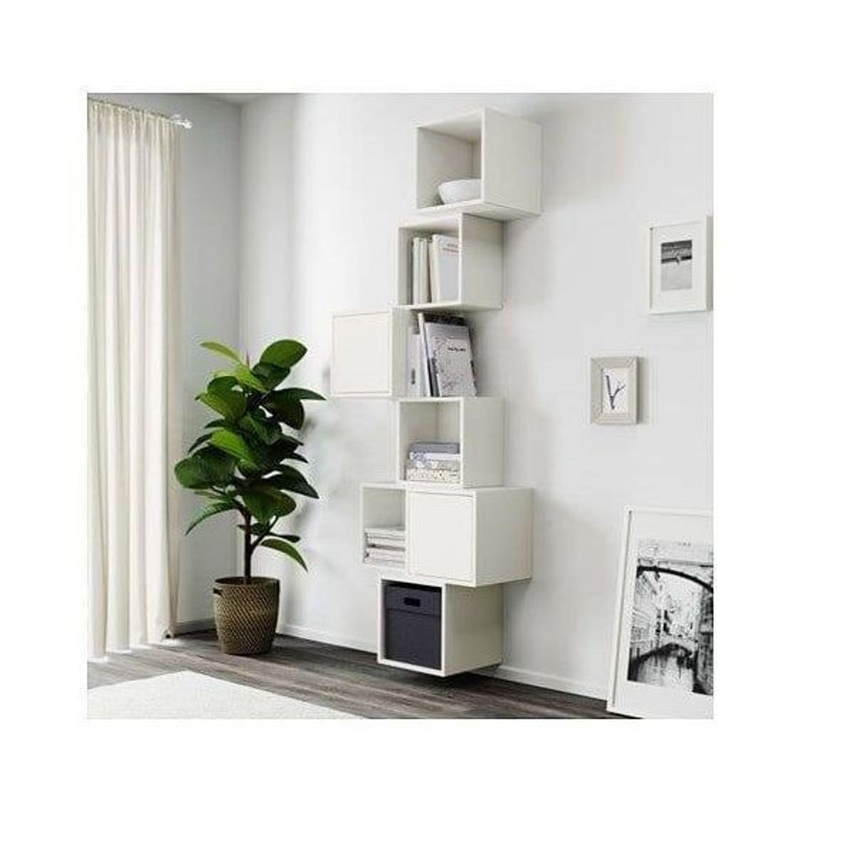 GENERICO - LIBRERO ALAN - LA CASA DEL MUEBLERO - BLANCO