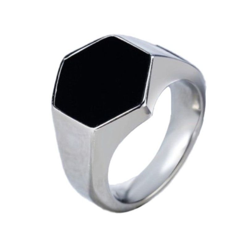 GENERICO - ANILLO HEX PLATEADO - RIN-24