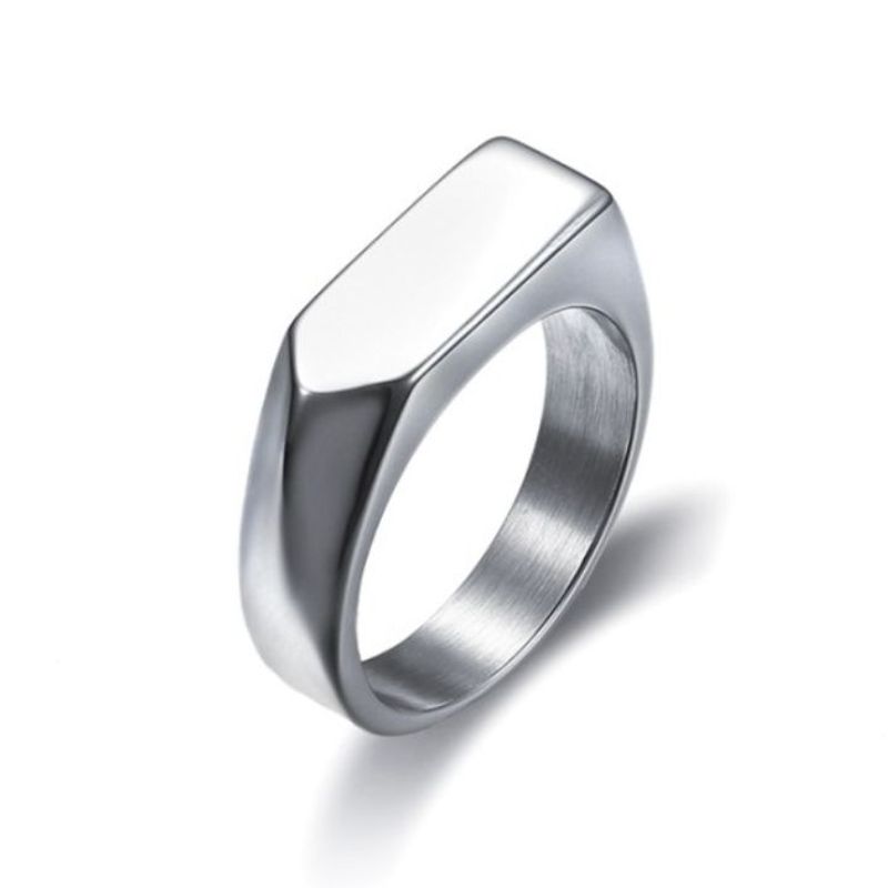 GENERICO - ANILLO BOATSHAPE PLATEADO - RIN-29