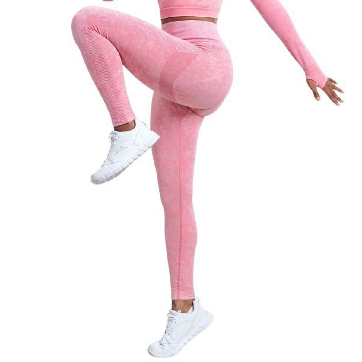 GENERICO - Leggin Deportivo Sin Costuras Efecto Piel de Durazno - Legging Push-Up