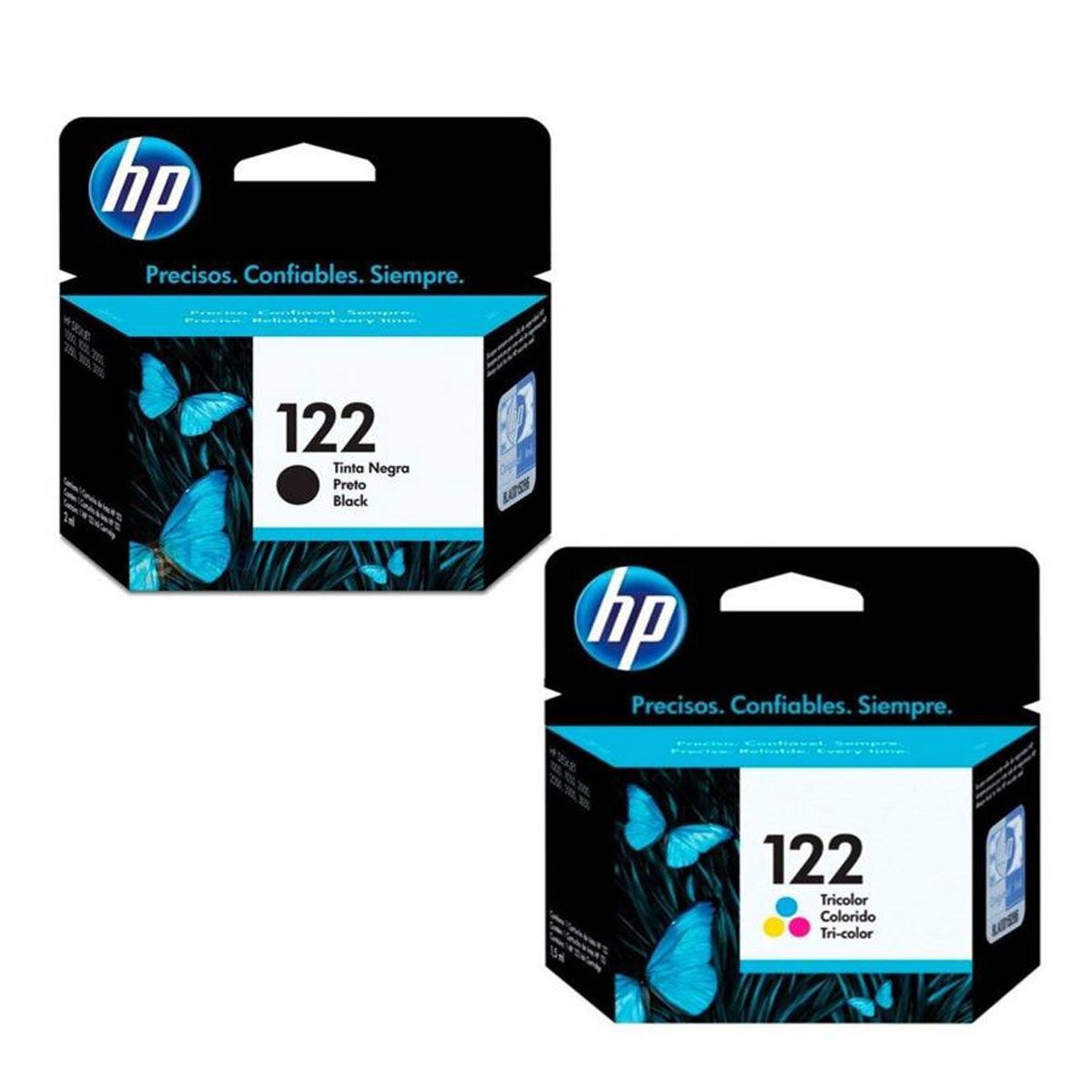 HP - Combo de Tinta HP 122 Negro + Tricolor