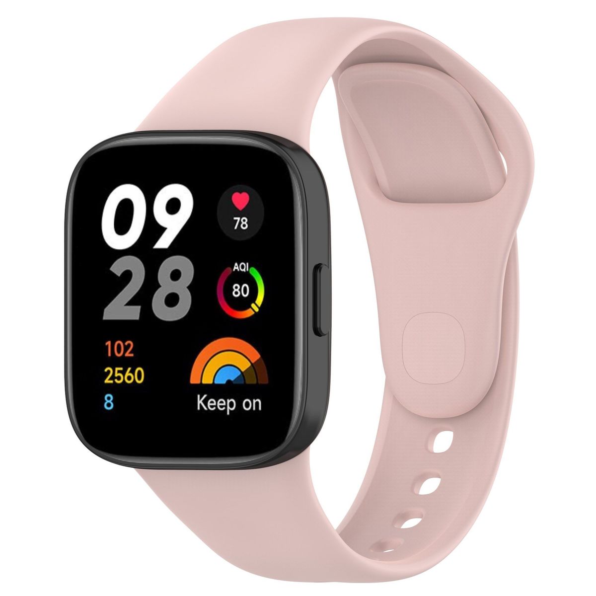 GENERICO - Correa Silicona para REDMI WATCH 3 ACTIVE - Rosa