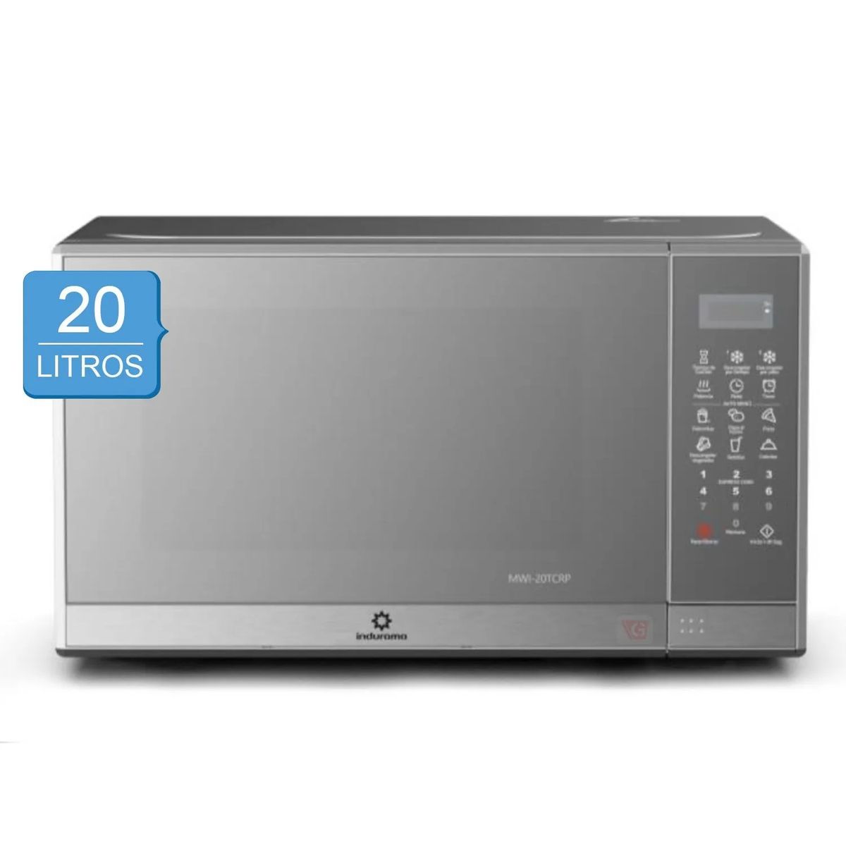 INDURAMA - Horno Microondas 20L Indurama MWI-20TCRP Croma