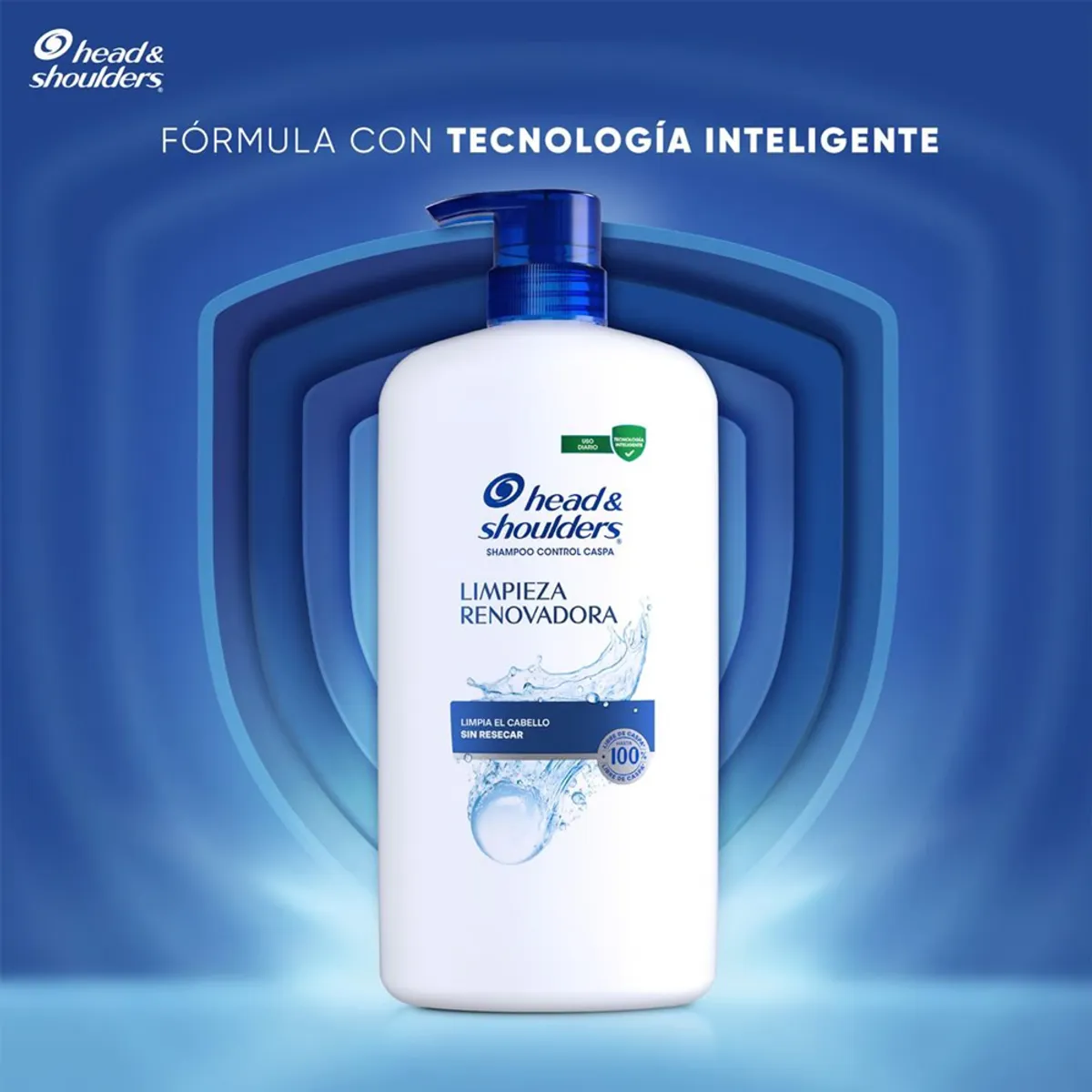 HEAD AND SHOULDERS - Shampoo Head & Shoulders Limpieza Renovadora 850 ml