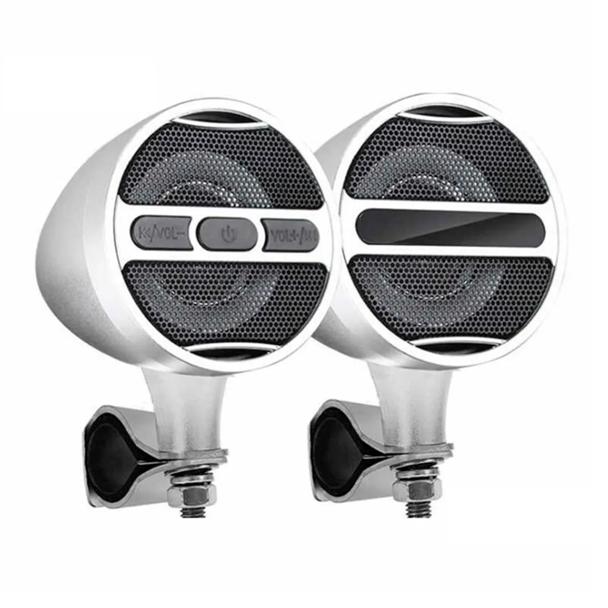 GENERICO - Parlante MT473 Cromado Bluetooth MP3