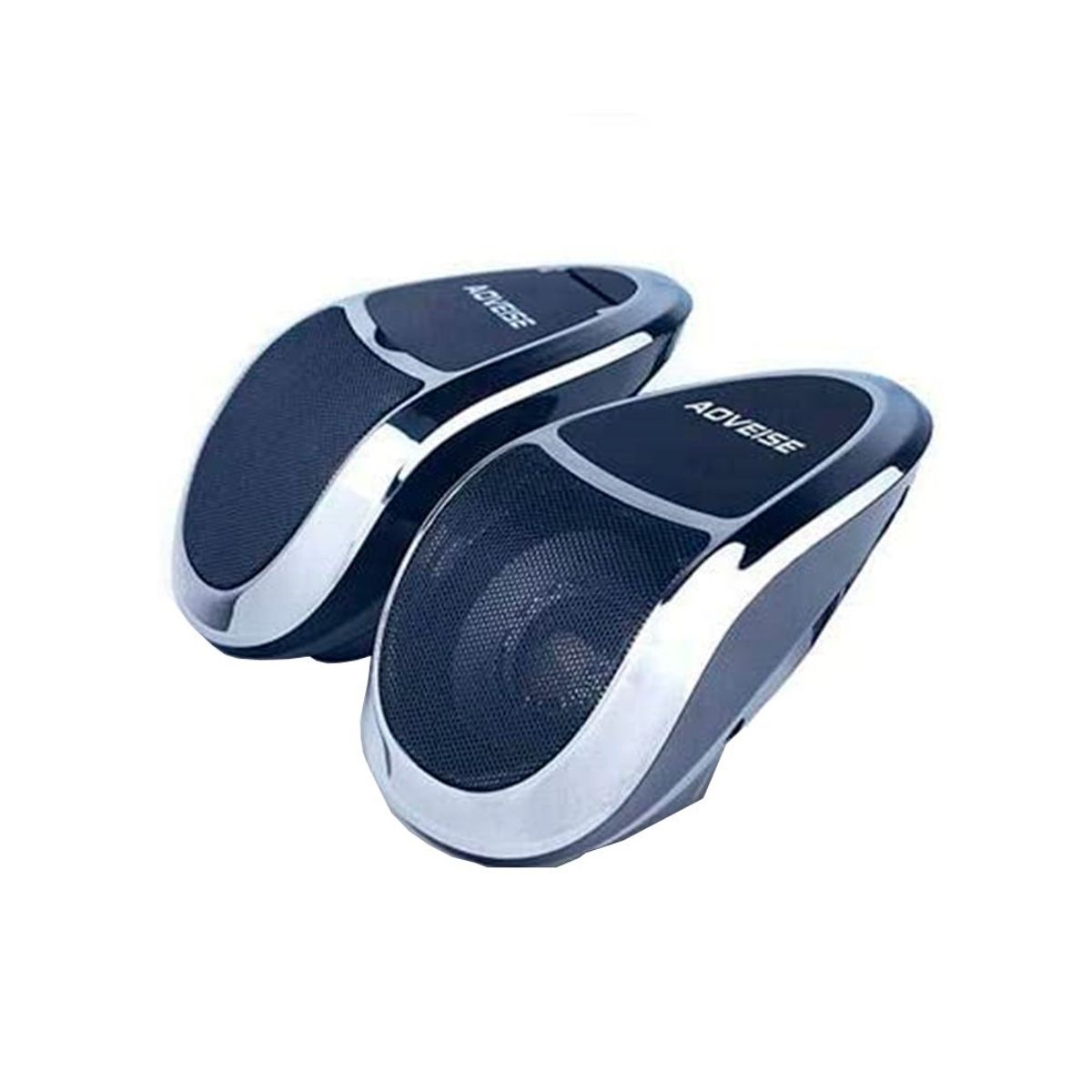 GENERICO - Parlante MT493 Cromado Bluetooth MP3 para motocicletas