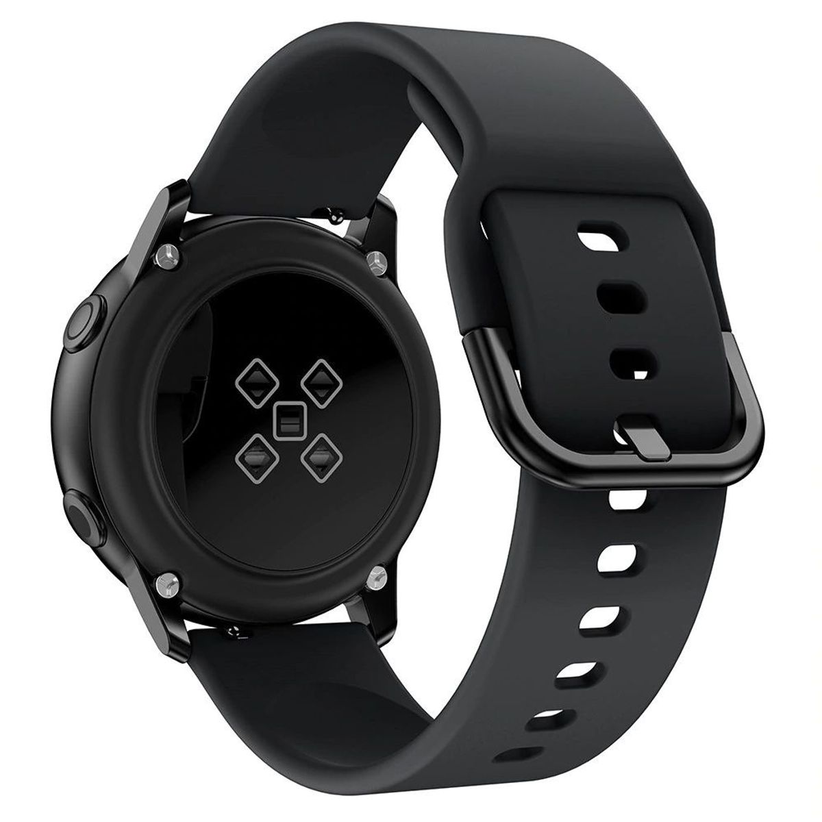 GENERICO - Correa Silicona Liso para XIAOMI WATCH S1 - S1 ACTIVE - Negro