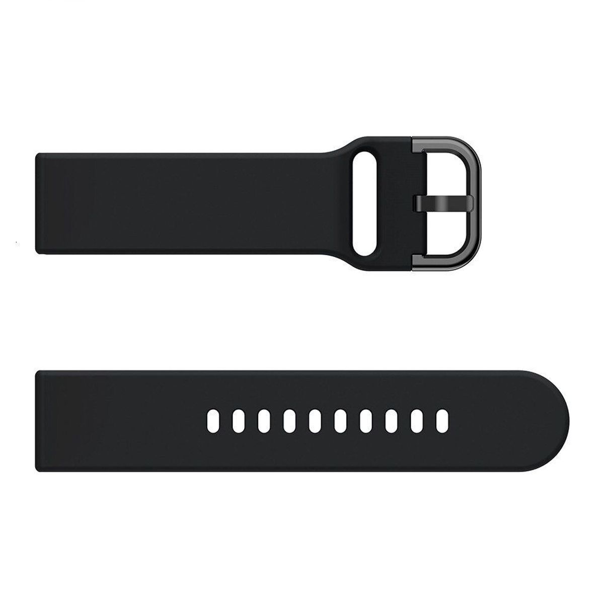 GENERICO - Correa Silicona Liso para XIAOMI WATCH S1 - S1 ACTIVE - Negro