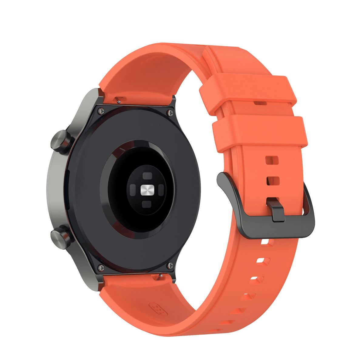 GENERICO - Correa Silicona X para HUAWEI GT4 de 46mm - Naranja