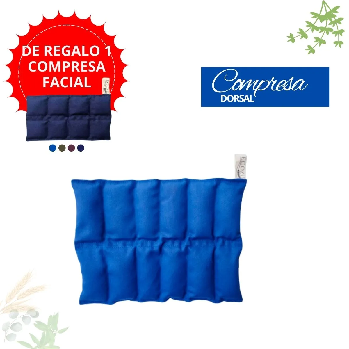 GENERICO - Compresas de Semilla Dorsal Azulino