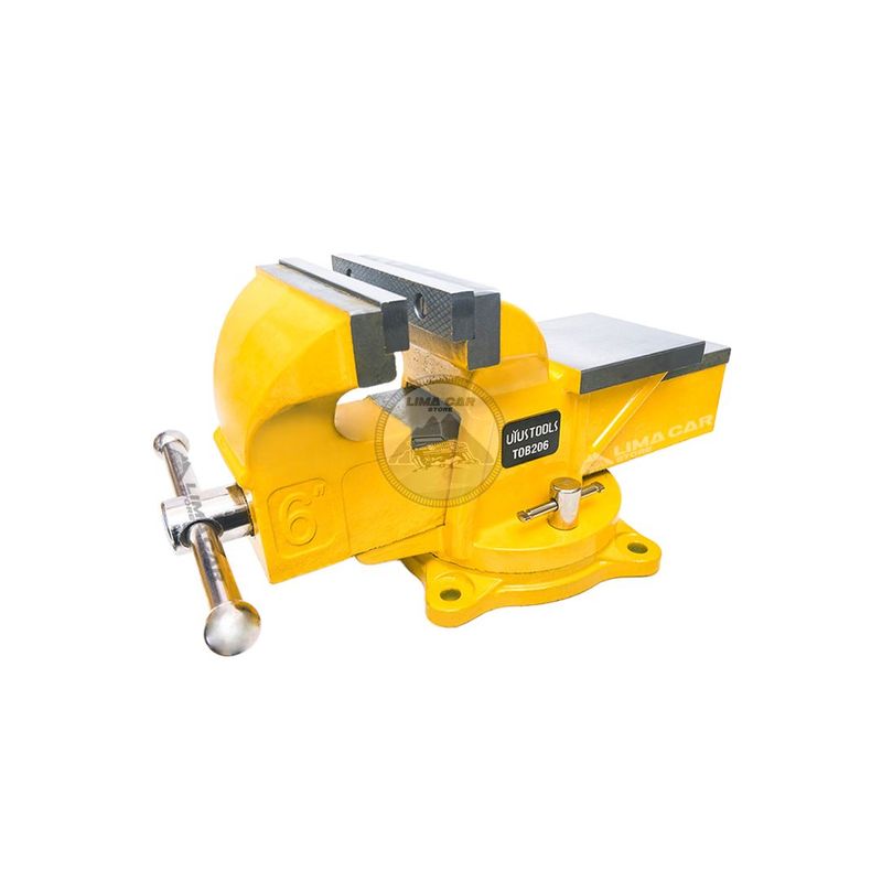 UYUSTOOLS - Prensa Tornillo de Banco 6” con base giratoria Uyustools yunque