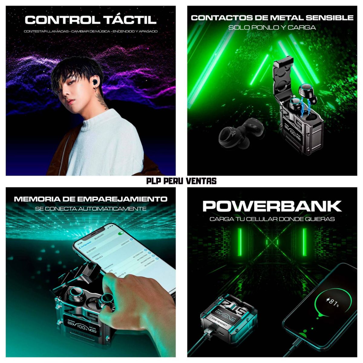 TWS - Audifono Bluetooth Gamer M25 V53