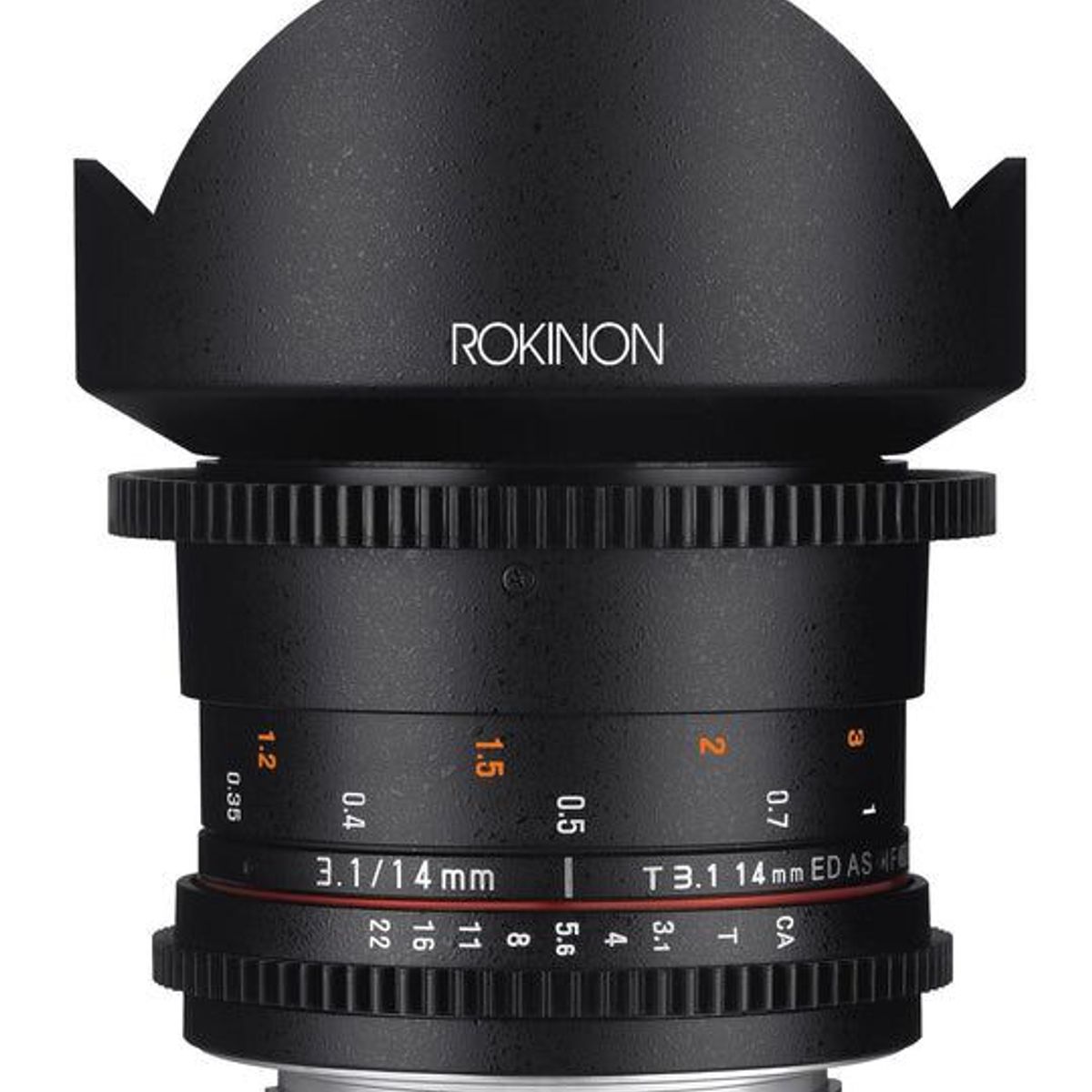 ROKINON - Lente Rokinon Cine DS T3.1 de 14 mm para montura Micro Cuatro Tercios