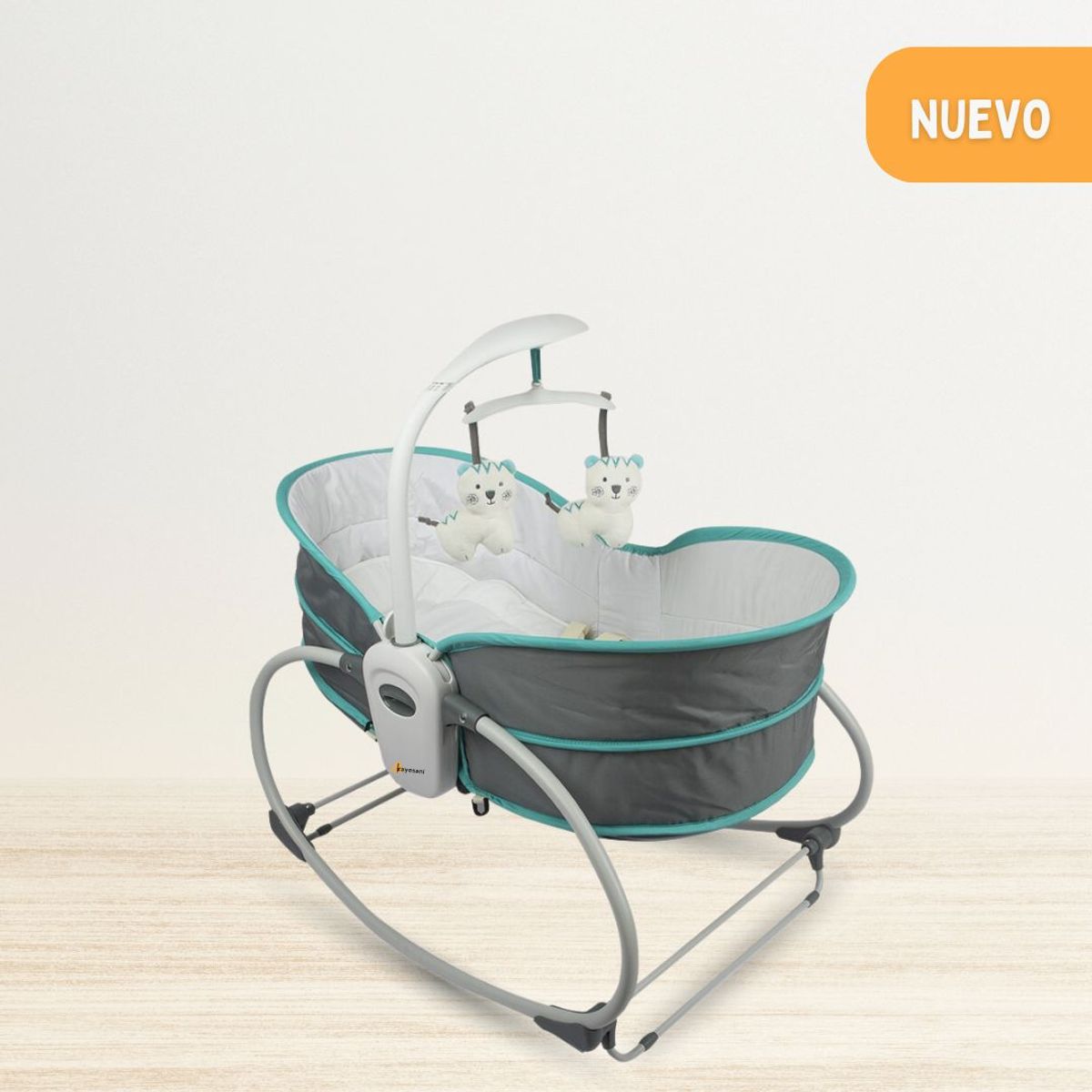 INFANTI - Silla Nido Mecedora 5 en 1 Infanti para Bebé «ROCKER» Blue