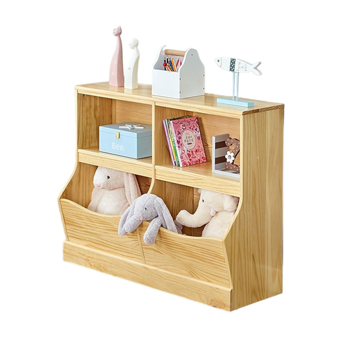 GENERICO - Librero Juguetero Infantil Cameron Color Colina - Gaudi