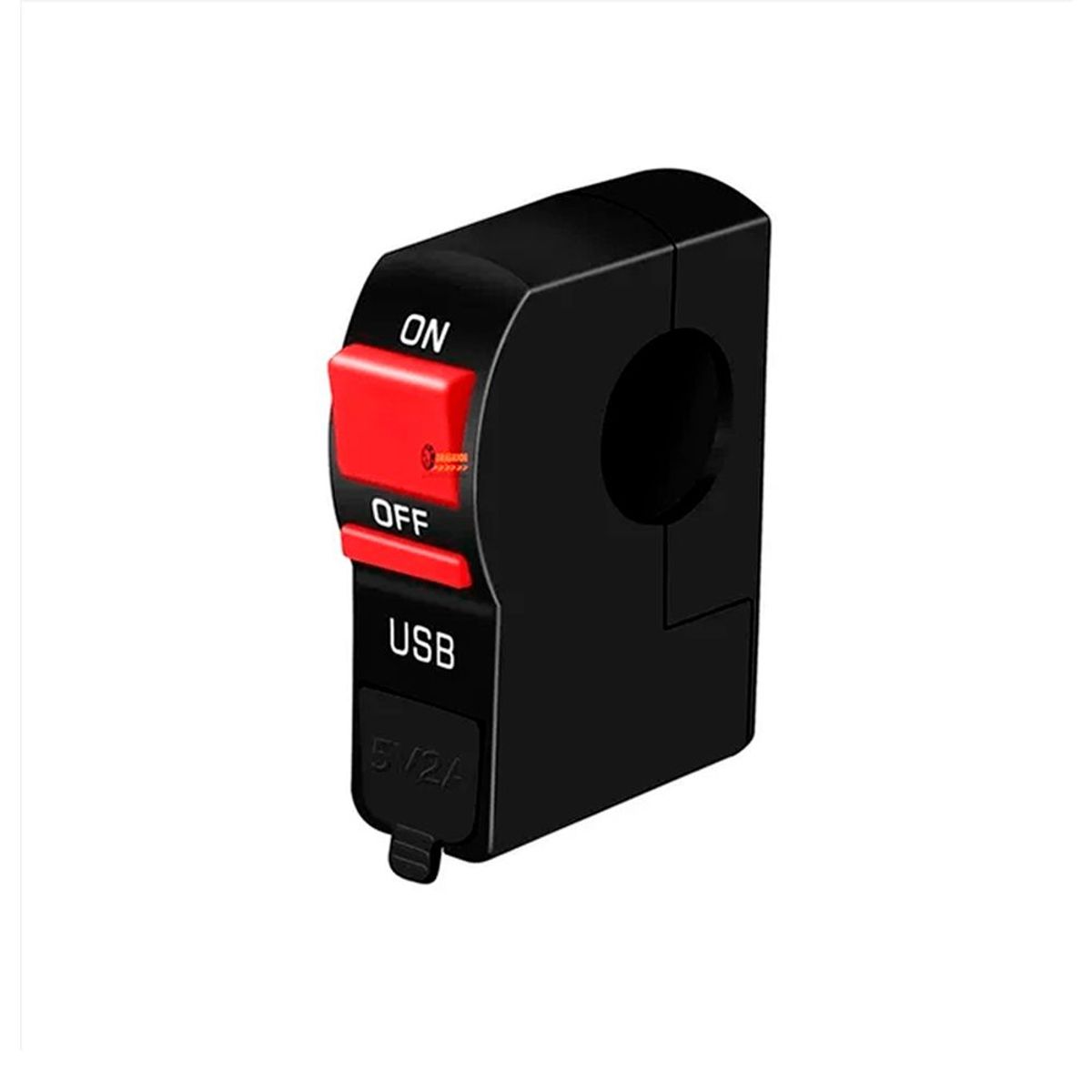 GENERICO - Cargador Switch Con USB Para Moto