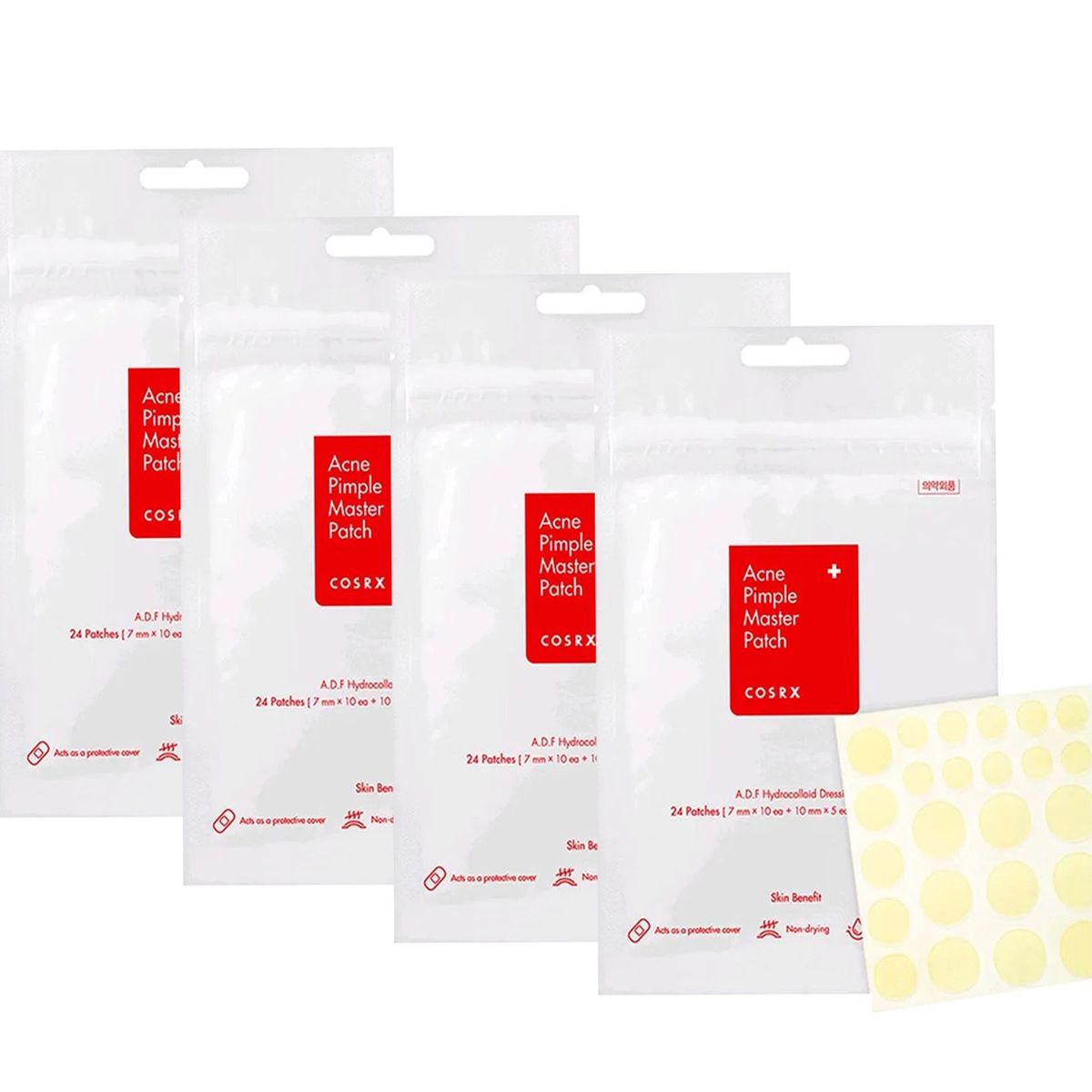 GENERICO - Parches para Acné y espinillas COSRX 4 SET