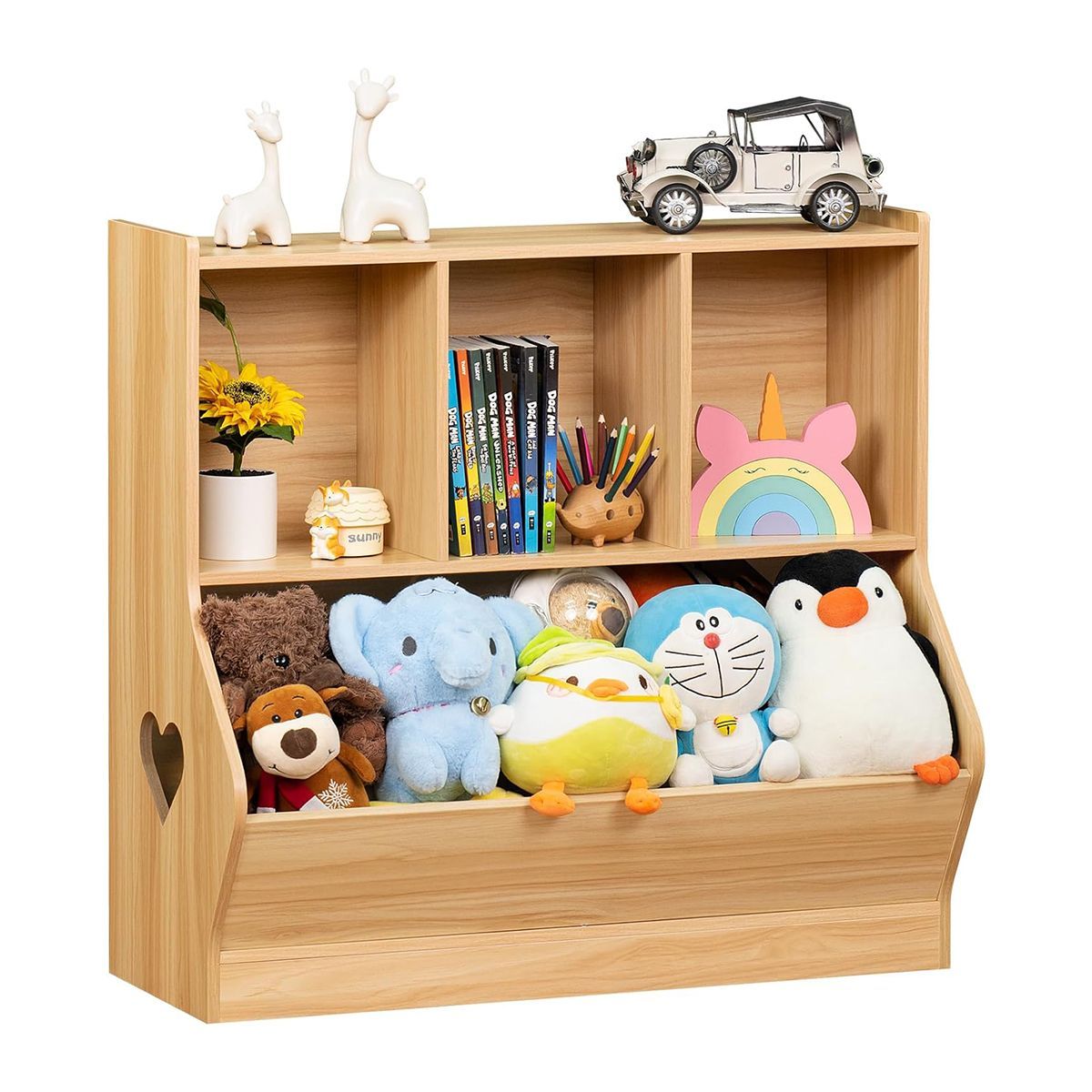 GENERICO - Librero Juguetero Infantil Carey Color Coigue - Gaudi