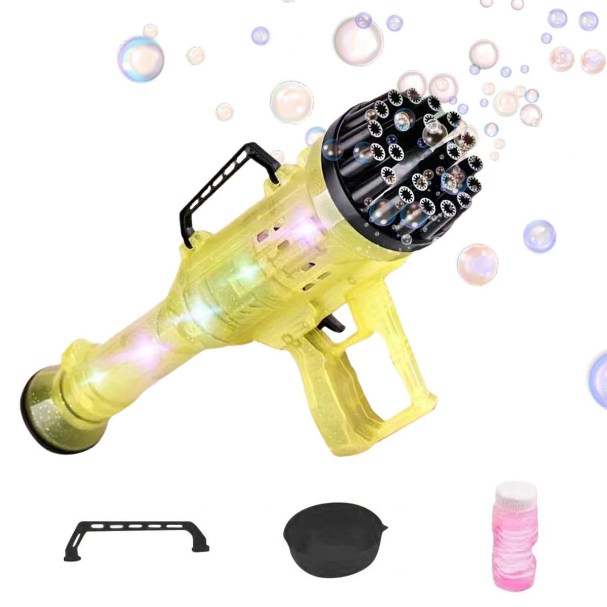 GENERICO - MAQUINA DE BURBUJAS AMARILLO 33CM - 21 HUECOS