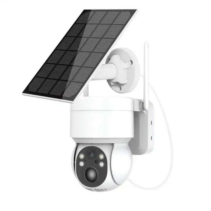 GENERICO - Camara Ip Solar 360º Bateria Recargable Wifi Full Hd Exterior