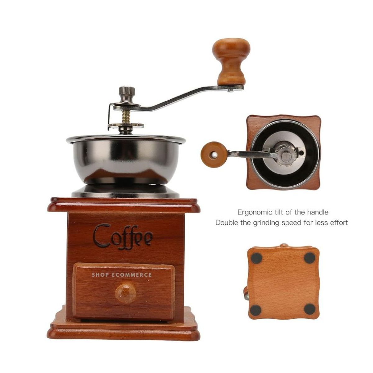 GENERICO - Molinillo manual vintage