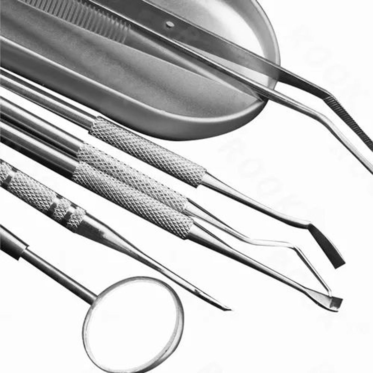 42AROZINA - Set De 7 Herramienta De Limpieza Dientes Acero Inoxidable