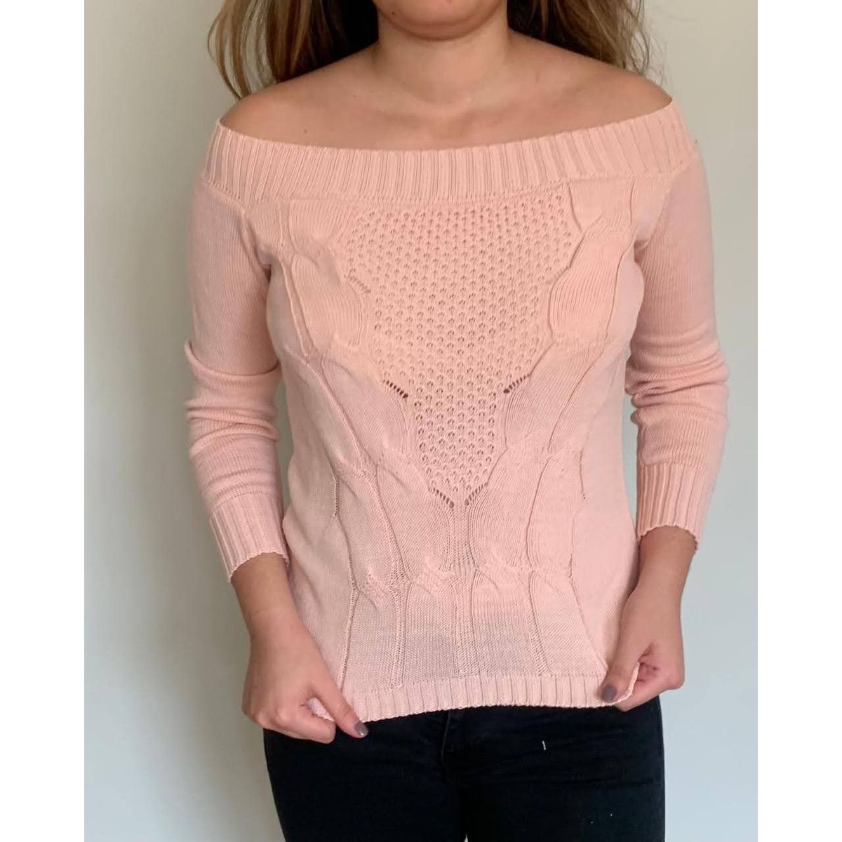 GENERICO - Chompa de Hilo Mujer Melon by Mandalay Knits.