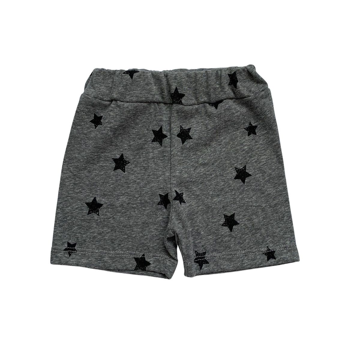 RED CARROT - Short gris con estrellas negras de algodon