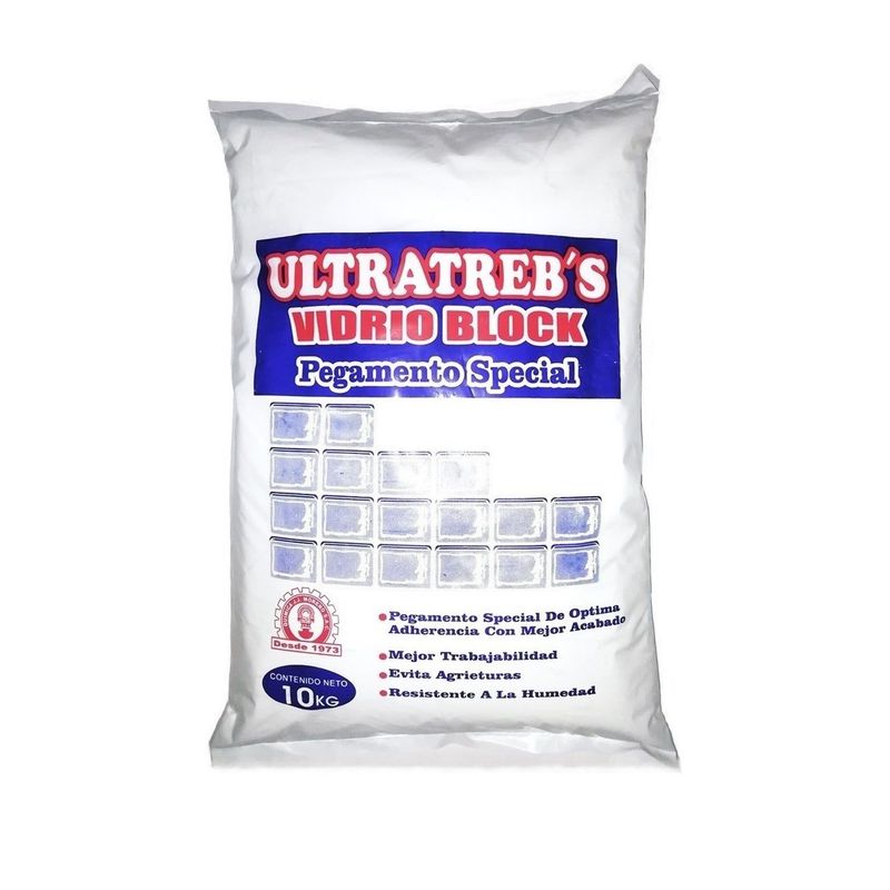 GENERICO - PEGAMENTO PARA BLOQUE DE VIDRIO PEGABLOCK 10KG