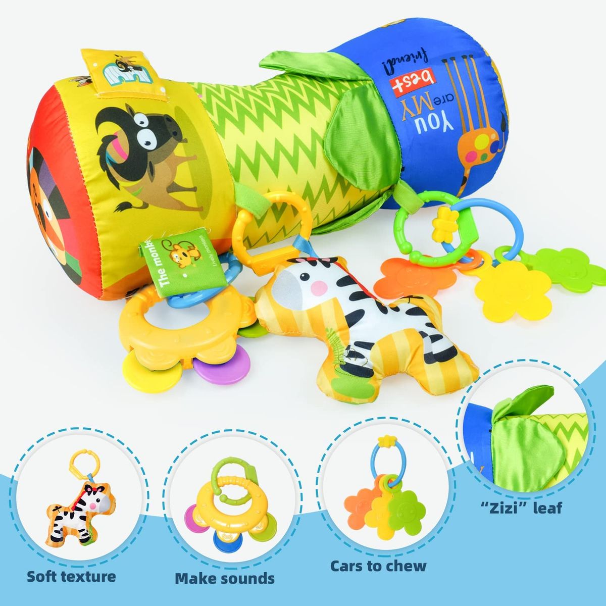 GENERICO - Rodillo de Estimulación Sensorial Para Bebés