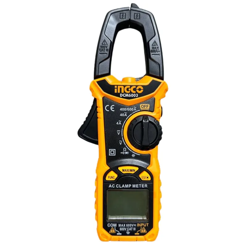 INGCO TOOLS - Pinza Amperimétrica 600a Industrial Ingco
