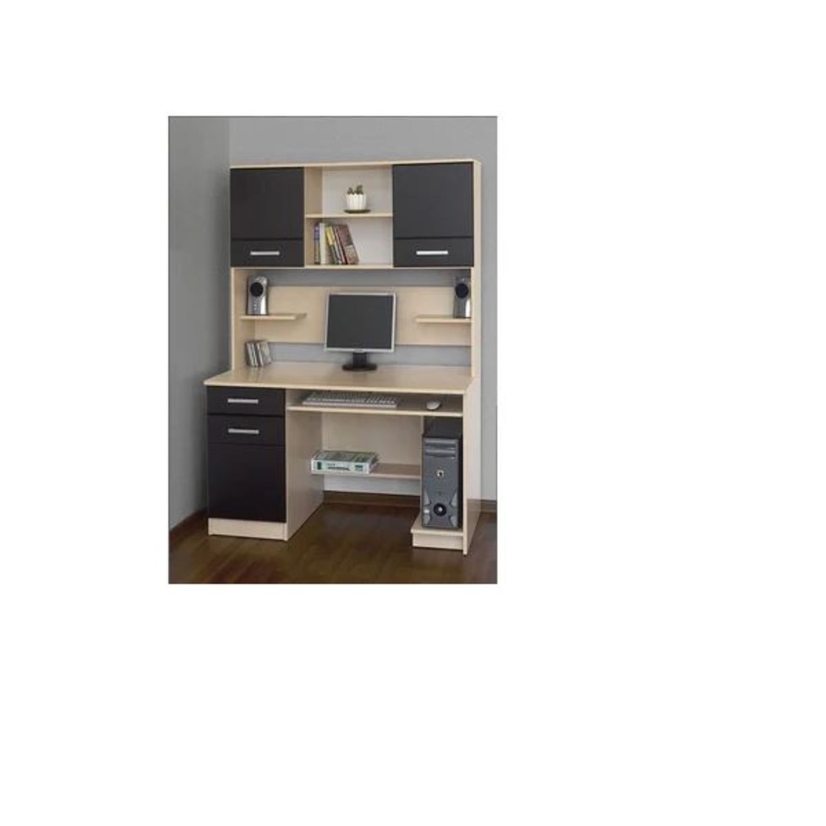 GENERICO - ESCRITORIO CECILIA - LA CASA DEL MUEBLERO - ROVERE CON NEGRO