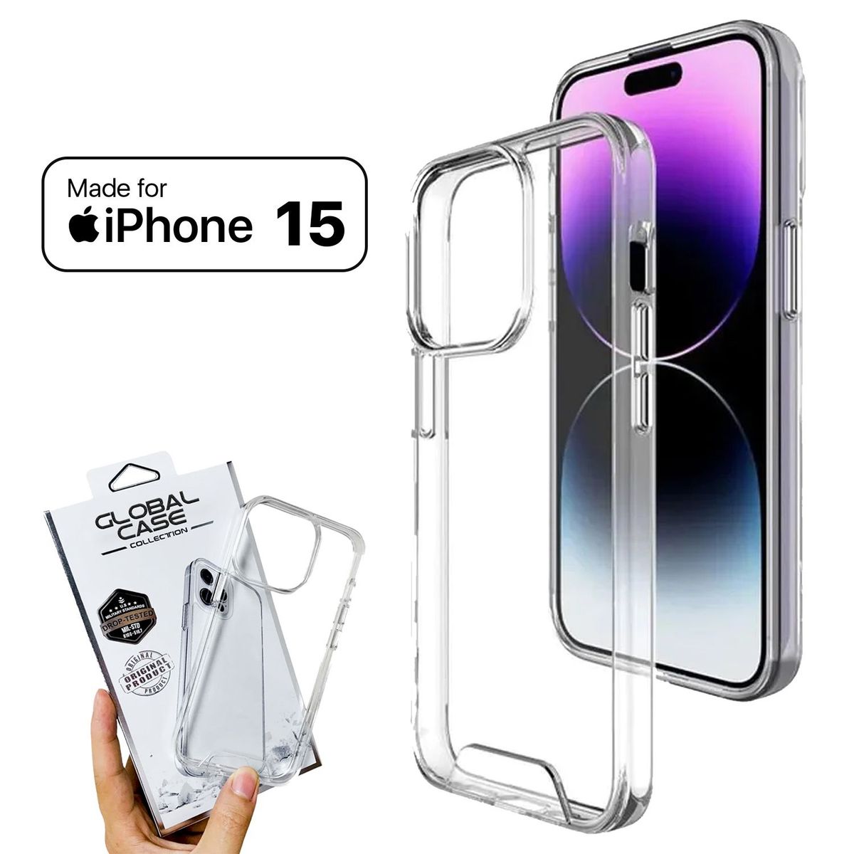 SPACE - Case Space Para Iphone 15 Transparente