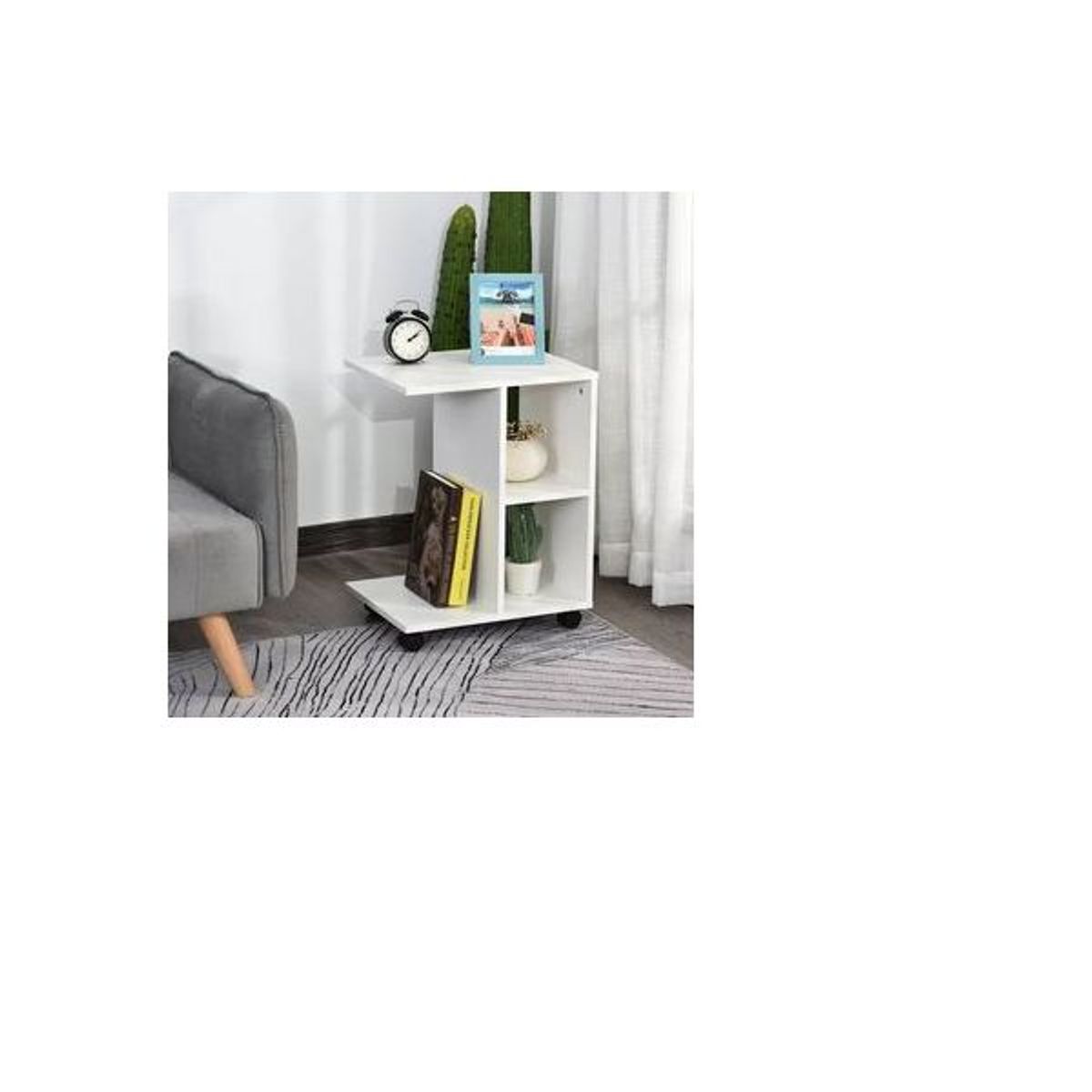 GENERICO - MESA AUXILIAR CLARA - LA CASA DEL MUEBLERO - BLANCO