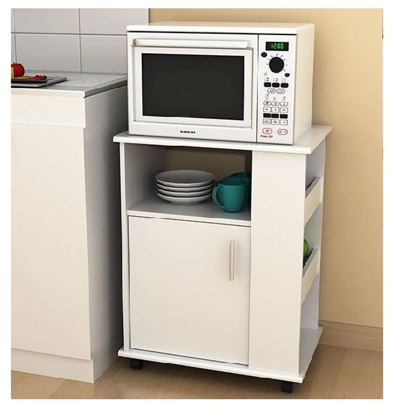 GENERICO - MUEBLE MICROONDAS PISCIS - LA CASA DEL MUEBLERO - BLANCO